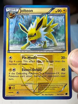 Pokemon Jolteon Uncommon - Plasma Freeze - 34/116 LP - Image 1