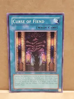 Yu-Gi-Oh! TCG Curse of Fiend Magic Ruler MRL-032 1st Edition - Image 1