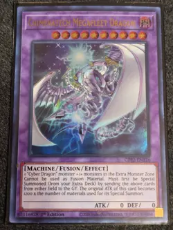 Yugioh Chimeratech Megafleet Dragon GFP2-EN126 Ultra Rare 1st Edition NM - Image 1
