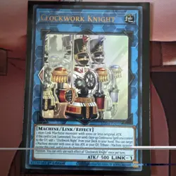 Yugioh Clockwork Knight SUDA-EN050 Supreme Darkness 1st Edition Ultra Rare - Image 1