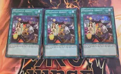 Yugioh Mistaken Arrest 3x CORE-EN065 1st Ed NM Secret Rare Play Set - Image 1
