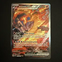 Team Rocket's Moltres ex (Destined Rivals Stamp) 229/182 + 208 + 031 (3 cards) - Image 2