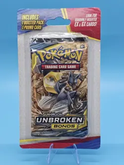 Sun & Moon Unbroken Bonds Booster Pack Factory Sealed Pokemon TCG +1 Promo Card - Image 1