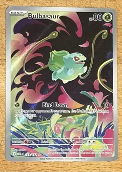 Bulbasaur 133/132 Mega Evolution Pokemon Card Rare Holo - Image 1