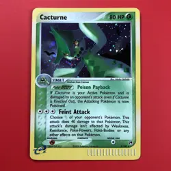 2003 | Pokemon TCG (CACTURNE 2/100 NM | RARE HOLO) Card CCG EX Sandstorm - Image 1