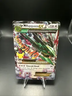 Pokemon M Rayquaza EX Celebrations Classic Collection Holo Ultra Card 76/108 F - Image 1