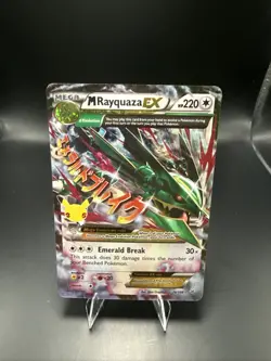 Pokemon M Rayquaza EX Celebrations Classic Collection Holo Ultra Card 76/108 F - Image 2