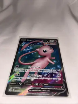Mew v Full Art Holo Card 250/264SWSH08: Fusion Strike Excellent Condition - Image 1