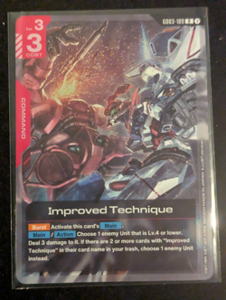 Improved Technique Foil - GD03-109 - Gundam TCG Card Game MINT FREE SHIPPING - Image 1