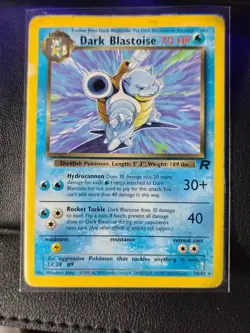 Dark Blastoise X Kogas Pidgey, 1 Of 1. Fused To Make This Unforgettable Card. - Image 1