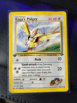 Dark Blastoise X Kogas Pidgey, 1 Of 1. Fused To Make This Unforgettable Card. - Image 2