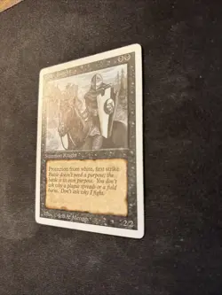 Black Knight Revised Edition Mtg HP - Image 3