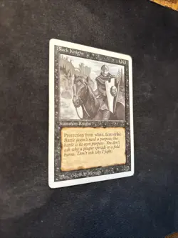 Black Knight Revised Edition Mtg HP - Image 4