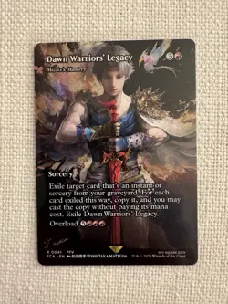 Dawn Warriors' Legacy - Mizzix's Mastery - Showcase R0041 Final Fantasy MTG NM - Image 1