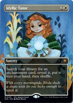 Idyllic Tutor BORDERLESS Special Guests Magic MTG NM - Image 1