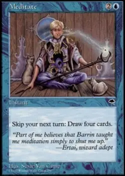 Meditate Tempest Near Mint, Japanese - MTG - Image 1