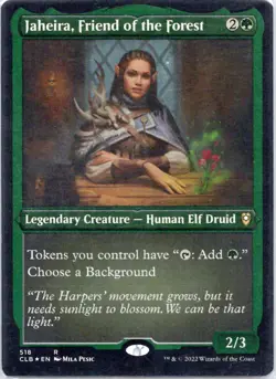 Jaheira, Friend of the Forest (Foil Etched) | Foil | CLB | 518 | NM | 2022 - Image 1