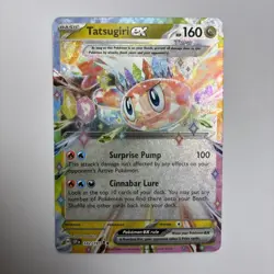 Pokemon TCG Tatsugiri EX 142/191 Double Rare Holo Card Surging Sparks - Image 1
