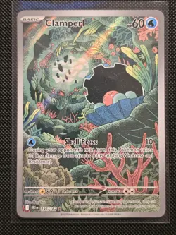 Pokemon TCG: Destined Rivals Clamperl 195/182 IR NM - Image 1