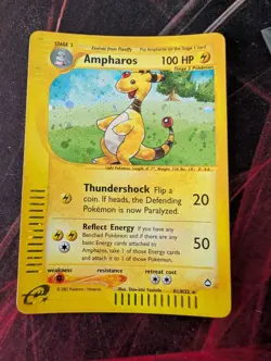Pokemon Aquapolis Ampharos Holo Rare H1/H32 Wotc Rare Holo - Image 1