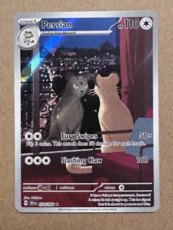 Persian 078/064 Sv: Shrouded Fable Illustration Rare Holo 110 HP Pokemon TCG - Image 1