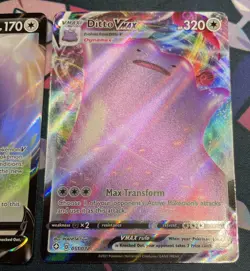 Pokemon TCG Shining Fates Ditto V 050/072 Ditto VMAX 051/072 Rare - Image 3