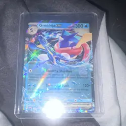 Pokemon Greninja EX SVP 054 Promo Scarlet & Violet Holo 300HP Stealthy Shuriken - Image 1