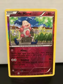 Mr. Mime 67/124 Rare Reverse Holo Pokemon Fates Collide - Image 1