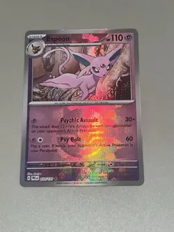 Pokemon TCG: Prismatic Evolutions: 33/131: Espeon Poke Ball Pattern Reverse Holo - Image 1