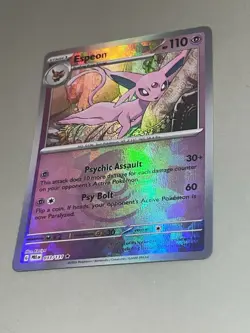 Pokemon TCG: Prismatic Evolutions: 33/131: Espeon Poke Ball Pattern Reverse Holo - Image 3