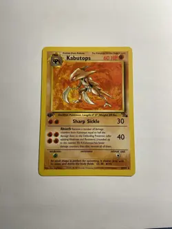 Kabutops 24/62 1999 Pokemon Fossil 1st Edition Non Holo HP - Image 1