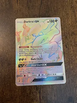 Pokemon Darkrai GX 158/147 SM-Burning Shadows Secret Rare Full Art Holo - Image 2