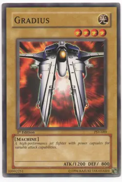 Gradius 1st Edition Common PSV-089 Yu-Gi-Oh Lightly Played - Image 1