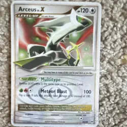 Pokemon Arceus LV.X 120 HP Holo Rare Level Up Card Arceus 95/99 2009 - Image 1