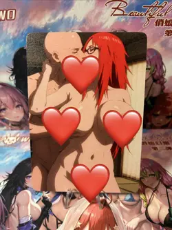 Matte Beautiful Waifu Handmade Card Goddess Story CCG Anime Double Sided - Image 2