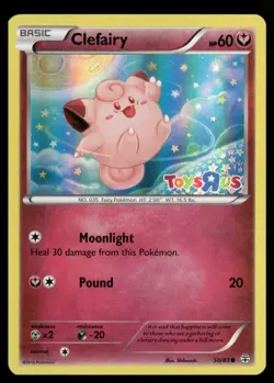 Clefairy - 50/83 (Toys R Us Promo) 050/083 Miscellaneous Cards & Products Pokemo - Image 1