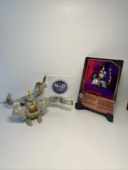 Bakugan Haos Aranaut w/Battle Crusher Battle Combat Set Gundalian Invader W/Card - Image 1