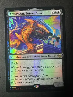 Armaggon, Future Shark (Foil) MTG Teenage Mutant Ninja Turtles TMT - Image 1