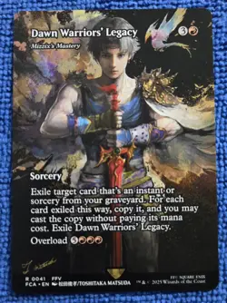 MTG 1x Dawn Warriors' Legacy - Mizzix's Mastery Showcase Final Fantasy - Image 1