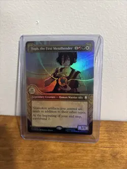 Toph the First Metalbender Extended Art Foil Magic the Gathering Avatar - Image 1