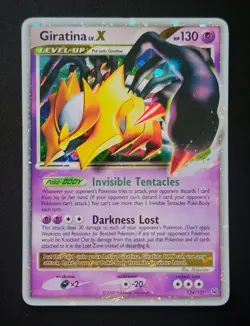Pokemon TCG D&P Platinum Giratina LV.X 124/127 Holo Rare MP 2009 Vintage - Image 1