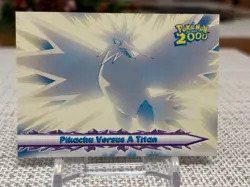Pokemon the Movie 2000 #34 (Pikachu Versus A Titan) Blue Logo NM - Image 1