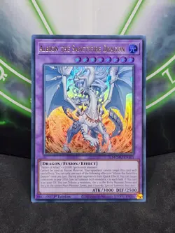 Yugioh Albion the Sanctifire Dragon MZMU-EN101 Ultra Rare 1st Edition NM - Image 1