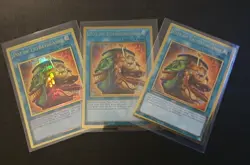 3x Yugioh Pot of Extravagance MGED-EN046 Premium Gold Rare 1st Edition NM - Image 1