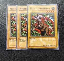 Yu-Gi-Oh - Mystic Horseman - Full Playset X3 - Image 1