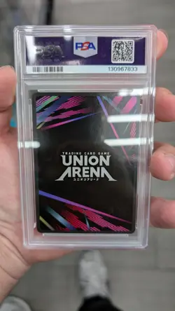Union Arena TCG Armin Arlelt 2 Star Signature Alt Art Holo PSA 8 Gem Mint AOT - Image 2