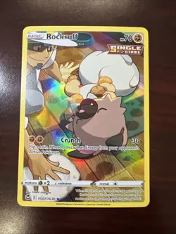 Rockruff - TG07/TG30 - Pokemon Silver Tempest Trainer Gallery Holo Card NM - Image 1