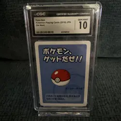2019 Pokemon Japanese Playing Cards Old Maid Poke Ball CGC 10 - Image 1