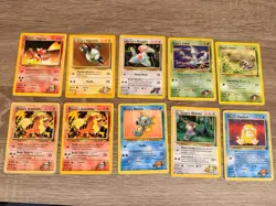 Vintage Pokemon Gym Lot 10x Common/ Cards WOTC Era - Image 1