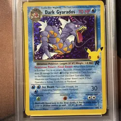 PSA 10 GEM MINT Dark Gyarados 8 Celebrations Classic Collection HoloPokemon Card - Image 2